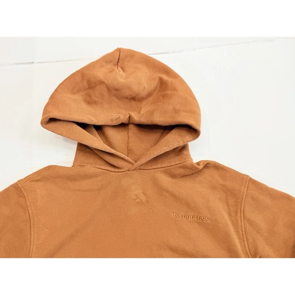 Adidas Humanrace Pharrell Williams Hoodie Brown Pullover Men's Medium HF9904